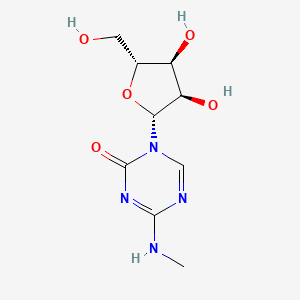 molecular formula C9H14N4O5 B1215278 N(4)-Methyl-5-azacytidine CAS No. 27826-76-2
