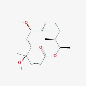 (5R,8S,13S,14R)-5-Hydroxy-8-methoxy-5,9,13,14-tetramethyl-1-oxacyclotetradeca-3,6,9-trien-2-one