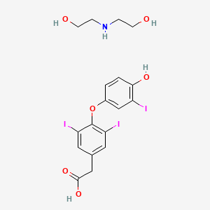 Diethanolamine triiodothyroacetate
