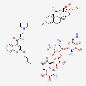 molecular formula C64H105N9O20 B1215288 Proctosedyl CAS No. 8058-05-7