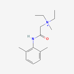 [2-(2,6-Dimethylanilino)-2-oxoethyl]-diethyl-methylammonium