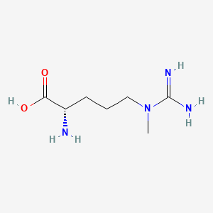 molecular formula C7H16N4O2 B1215300 delta-N-Methylarginine CAS No. 77044-73-6