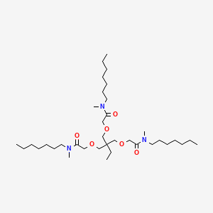 molecular formula C36H71N3O6 B1215301 Sodium ionophore I CAS No. 61183-76-4