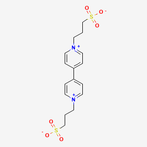 molecular formula C16H20N2O6S2 B1215302 N,N'-Dipropyl-4,4'-bipyridinium sulfonate CAS No. 77951-49-6