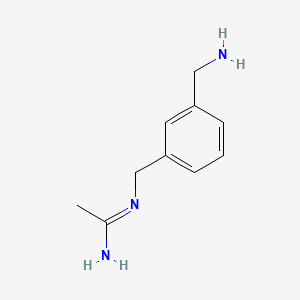 molecular formula C10H15N3 B1215308 N-(3-(氨甲基)苯甲基)乙酰胺 CAS No. 180001-34-7