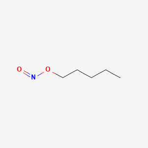 molecular formula C5H11NO2 B1215311 亚硝酸戊酯 CAS No. 463-04-7