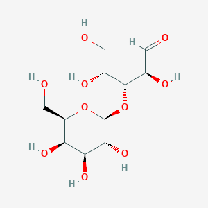 B1215316 3-O-beta-D-Galactopyranosyl-D-arabinose CAS No. 6057-48-3