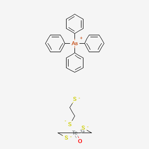 molecular formula C28H28AsOS4Tc B1215322 Tetraphenylarsonium oxotechnetiumbis(ethanedithiolate) CAS No. 70177-06-9
