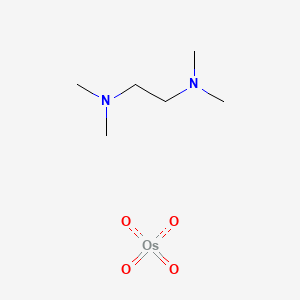 molecular formula C6H16N2O4Os B1215325 Os Tmen CAS No. 128213-58-1