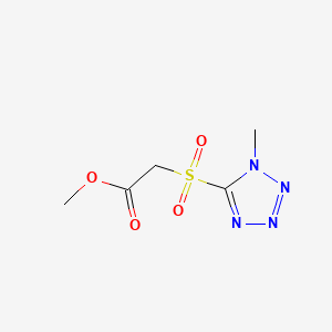 Methyl (1-methyl-5-tetrazolyl)sulfonylacetate