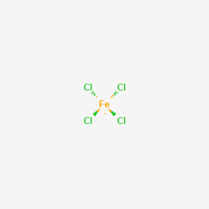 molecular formula Cl4Fe- B1215333 Tetrachloroferrate(1-) 