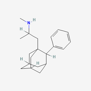 molecular formula C20H29N B1215335 1-(2-Phenyladamant-1-yl)-2-methylaminopropane CAS No. 52582-91-9