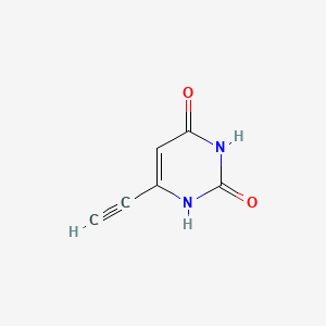 molecular formula C6H4N2O2 B1215354 6-Ethynyluracil CAS No. 71937-27-4