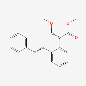 Methyl 2-[2-(2-phenylethenyl)phenyl]-3-methoxyacrylate