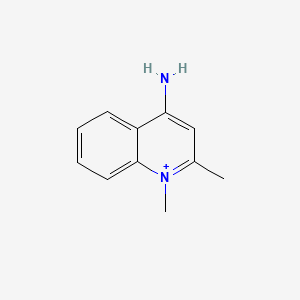 1,2-Dimethylquinolin-1-ium-4-amine