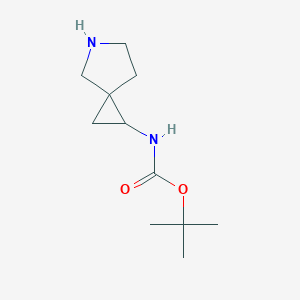 molecular formula C11H20N2O2 B121537 tert-Butyl 5-azaspiro[2.4]heptan-1-ylcarbamate CAS No. 150516-43-1