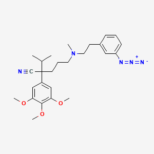 (S)-alpha-[3-[[2-(3-Azidophenyl)ethyl](methyl)amino]propyl]-3,4,5-trimethoxy-alpha-isopropylbenzeneacetonitrile