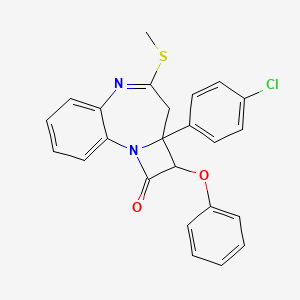 7-(4-Chlorophenyl)-8-phenoxy-4,5-benzo-3-aza-2-nonem
