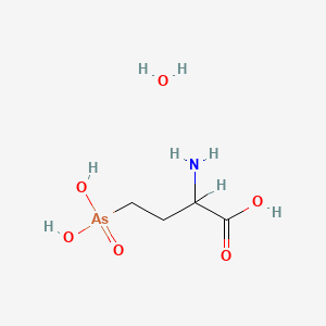 molecular formula C4H12AsNO6 B1215385 2-Amino-4-arsonobutyric acid CAS No. 86880-40-2