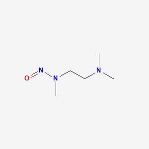 molecular formula C5H13N3O B1215390 Methylnitrosamino-N,N-dimethylethylamine CAS No. 23834-30-2