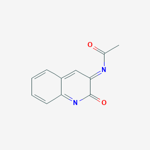 molecular formula C11H8N2O2 B12153949 N-(2-oxoquinolin-3-ylidene)acetamide 