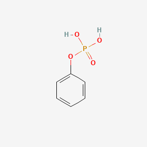 molecular formula C6H7O4P B1215402 Phenyl dihydrogen phosphate CAS No. 701-64-4