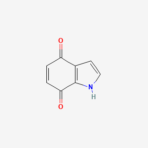 molecular formula C8H5NO2 B1215410 Indole-4,7-dione CAS No. 20342-64-7
