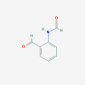 molecular formula C8H7NO2 B1215411 N-(2-formylphenyl)formamide CAS No. 25559-38-0