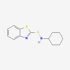 molecular formula C13H16N2S2 B1215416 Thiohexam CAS No. 95-33-0