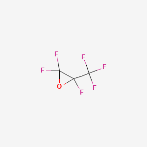 molecular formula C3F6O B1215417 六氟丙烯环氧化物 CAS No. 428-59-1