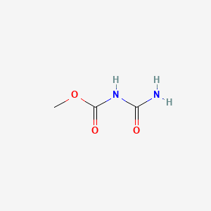 molecular formula C3H6N2O3 B1215422 methyl N-carbamoylcarbamate CAS No. 761-89-7