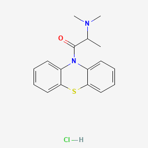 10-(alpha-Diethylaminopropionyl)phenothiazine hydrochloride