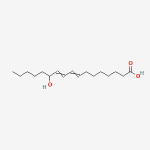 12-Hydroxyheptadeca-8,10-dienoic acid
