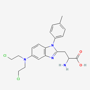 3-{5-[Bis(2-chloroethyl)amino]-1-(4-methylphenyl)-1h-benzimidazol-2-yl}alanine
