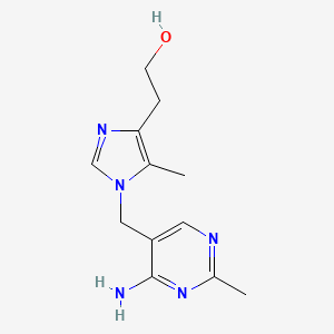 molecular formula C12H17N5O B1215437 Imidazolethiamine CAS No. 305-25-9