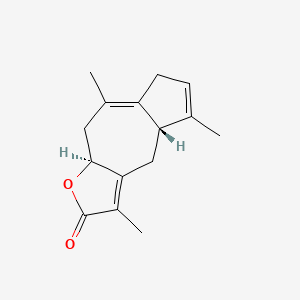 molecular formula C15H18O2 B1215453 Podoandin CAS No. 142279-47-8