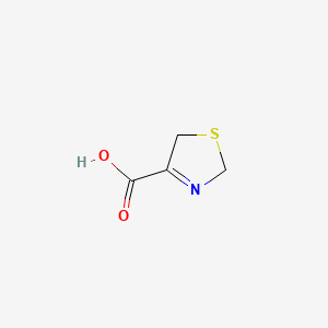 molecular formula C4H5NO2S B1215455 delta(3)-Thiazoline-4-carboxylate CAS No. 72781-97-6