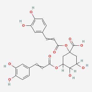 molecular formula C25H24O12 B1215456 1,3-Dicaffeoylquinic acid 