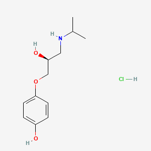 molecular formula C12H20ClNO3 B1215464 Prenalterol Hydrochloride CAS No. 61260-05-7