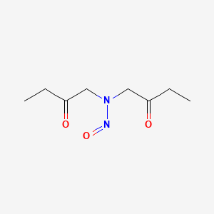 molecular formula C8H14N2O3 B1215468 N-Nitrosobis(2-oxobutyl)amine CAS No. 77698-19-2