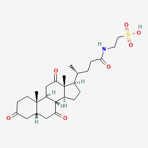 molecular formula C26H39NO7S B1215472 Taurodehydrocholate CAS No. 517-37-3