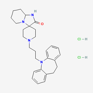 molecular formula C28H38Cl2N4O B1215482 4,5-Didehydroisocarbacyclin CAS No. 98676-80-3