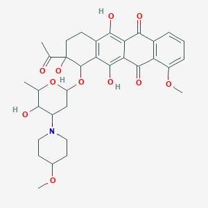 3'-(4-Methoxy-1-piperidinyl)-3'-deaminodaunorubicin