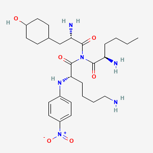 H-Norleucyl-hexahydrotyrosyl-lysine-4-nitroanilide