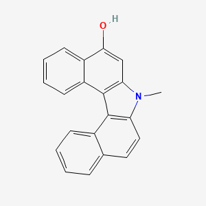 5-Hydroxy-N-methyl-7H-dibenzo(c,g)carbazole