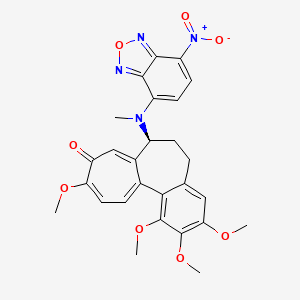 molecular formula C27H26N4O8 B1215494 Nbd-colcemid CAS No. 108964-31-4