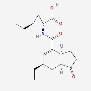 molecular formula C18H25NO4 B1215496 Coronatine CAS No. 62251-96-1