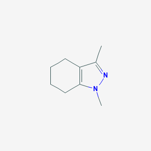 molecular formula C9H14N2 B121550 1,3-Dimethyl-4,5,6,7-tetrahydro-1H-indazole CAS No. 155935-25-4