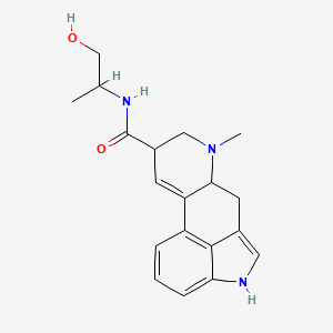 molecular formula C19H23N3O2 B1215501 N-(1-hydroxypropan-2-yl)-7-methyl-6,6a,8,9-tetrahydro-4H-indolo[4,3-fg]quinoline-9-carboxamide 