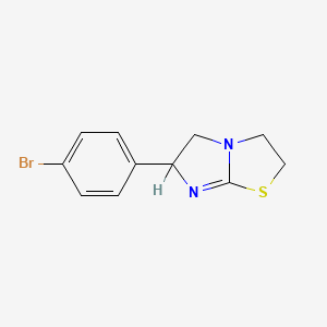 Imidazo[2,1-b]thiazole, 6-(4-bromophenyl)-2,3,5,6-tetrahydro-